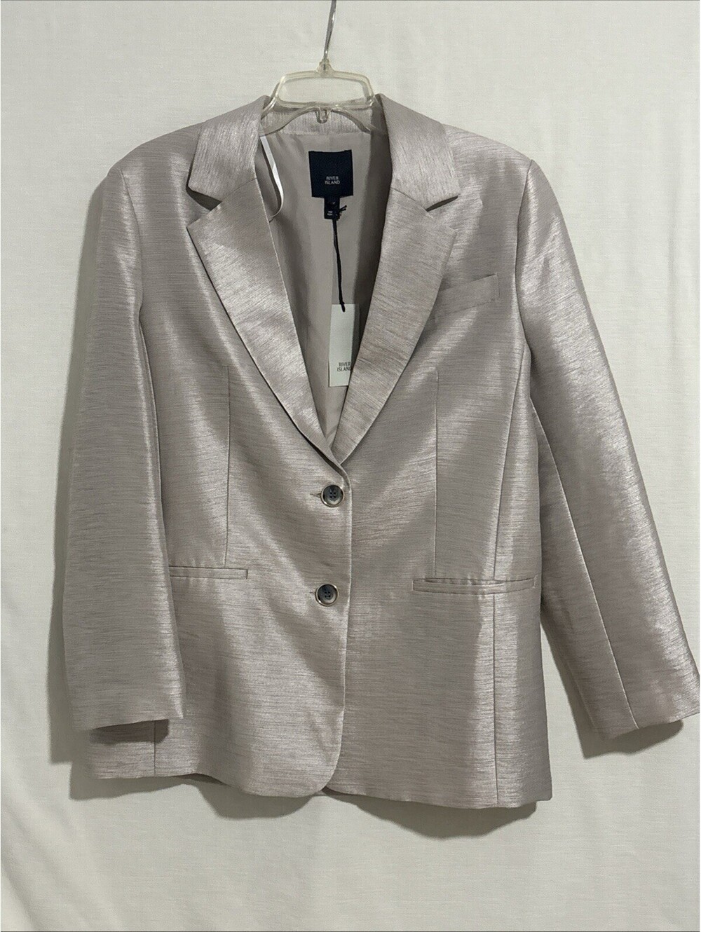 Women’s River Island Metallic Blazer Size 10 MWT